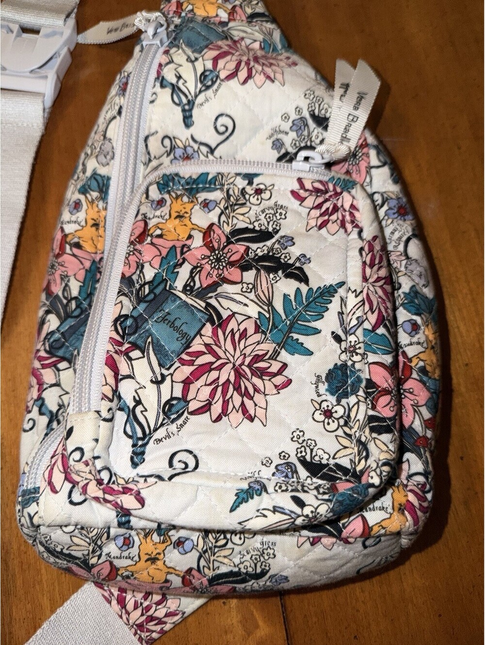 Vera Bradley Harry Potter Herbology Sling Backpack Retired Floral Crossbody - Picture 2 of 7